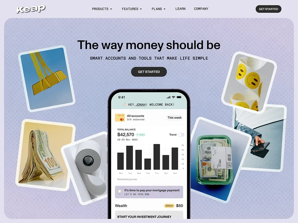 المواقع المالية والبنوك، المواقع