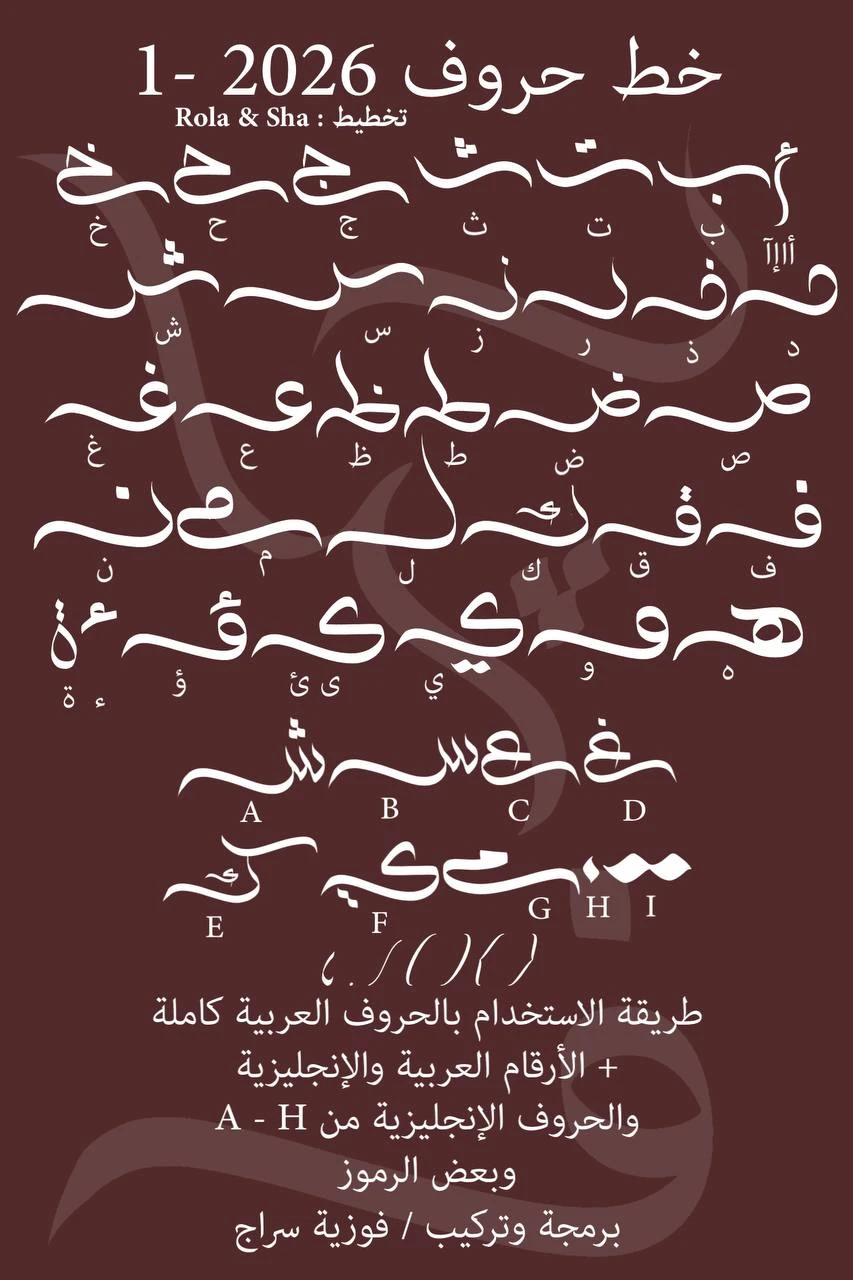 مرجع بصري في خطوط على لمحة