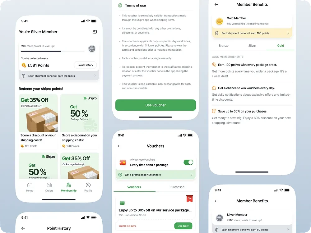 تطبيقات التوصيل، التطبيقات