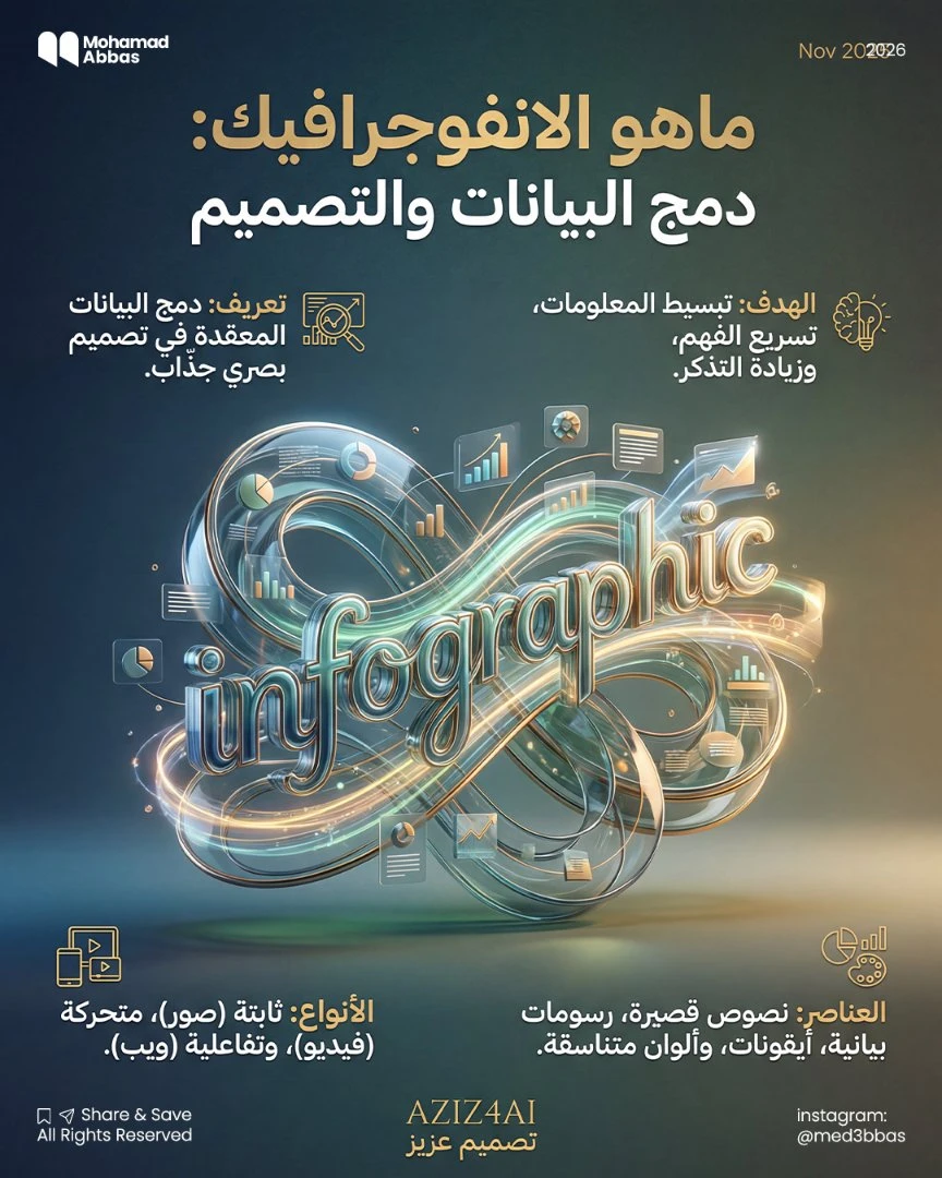 مرجع بصري في انفوجرافيك، جرافيك على لمحة