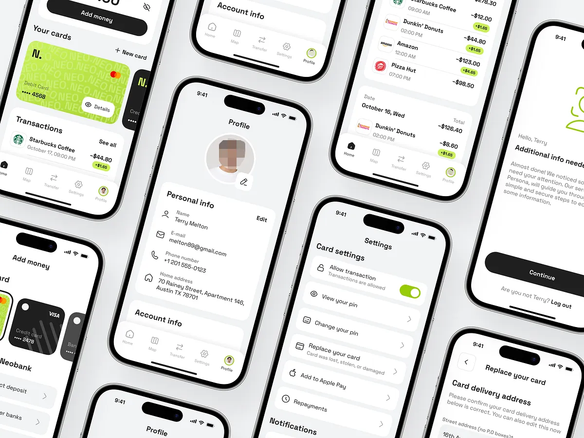 تطبيقات المالية والبنوك، التطبيقات