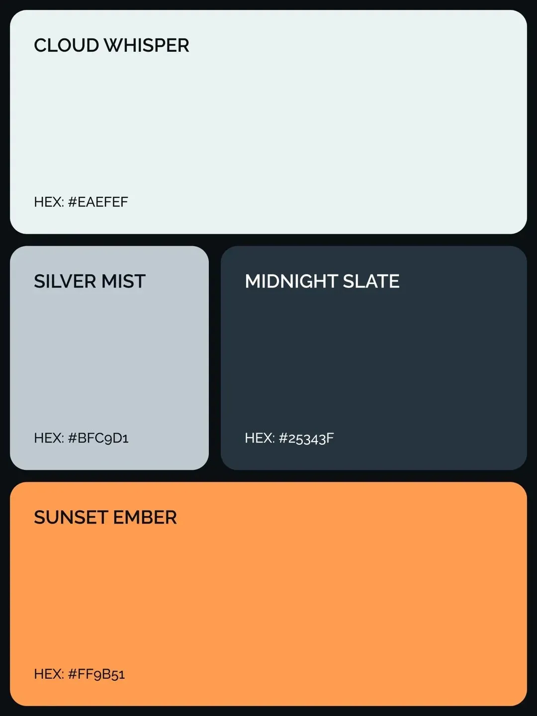 مرجع بصري في color-palette، design-system، visual-identity على لمحة