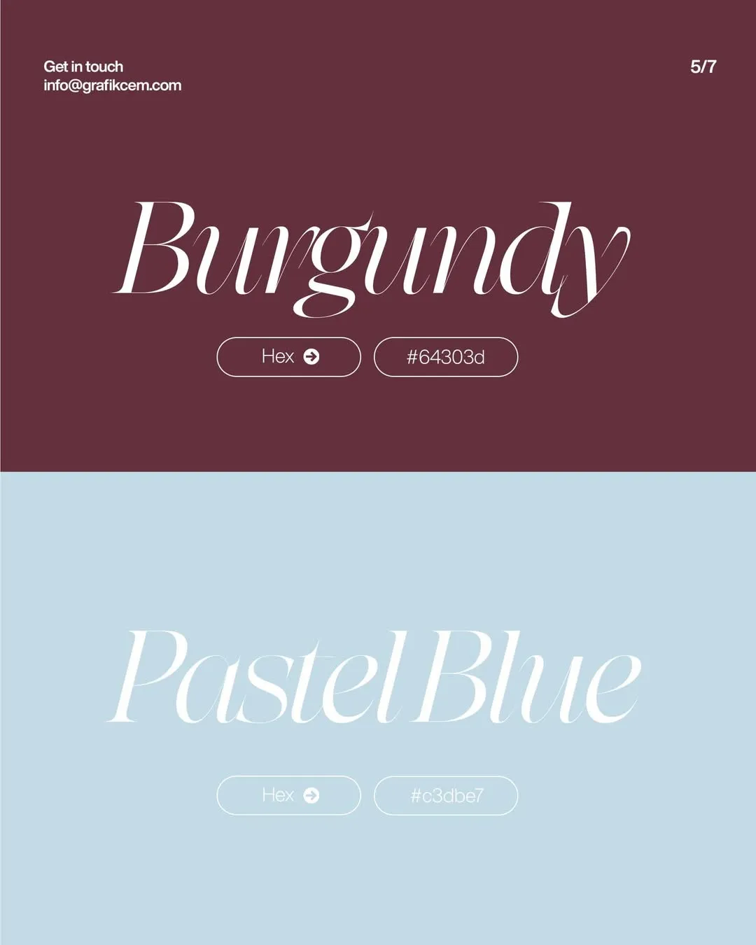 مرجع بصري في color-palette، typography، presentation على لمحة