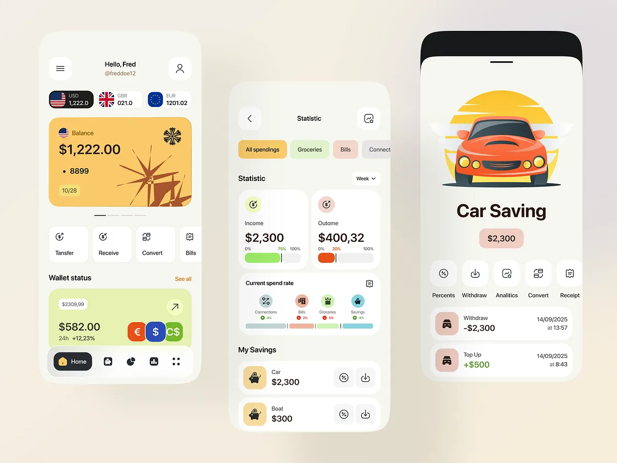 تطبيقات المالية والبنوك، التطبيقات