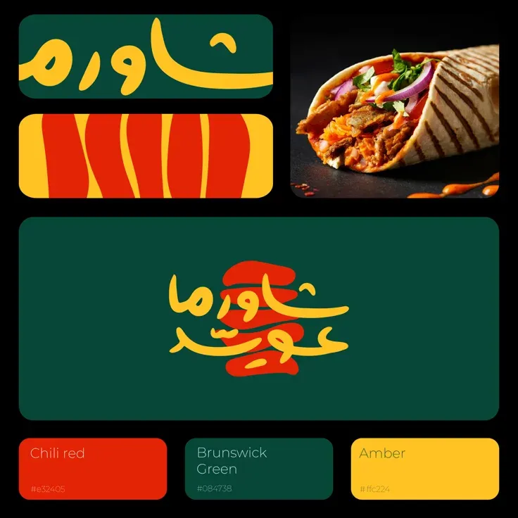 مرجع بصري في هوية بصرية، جرافيك على لمحة