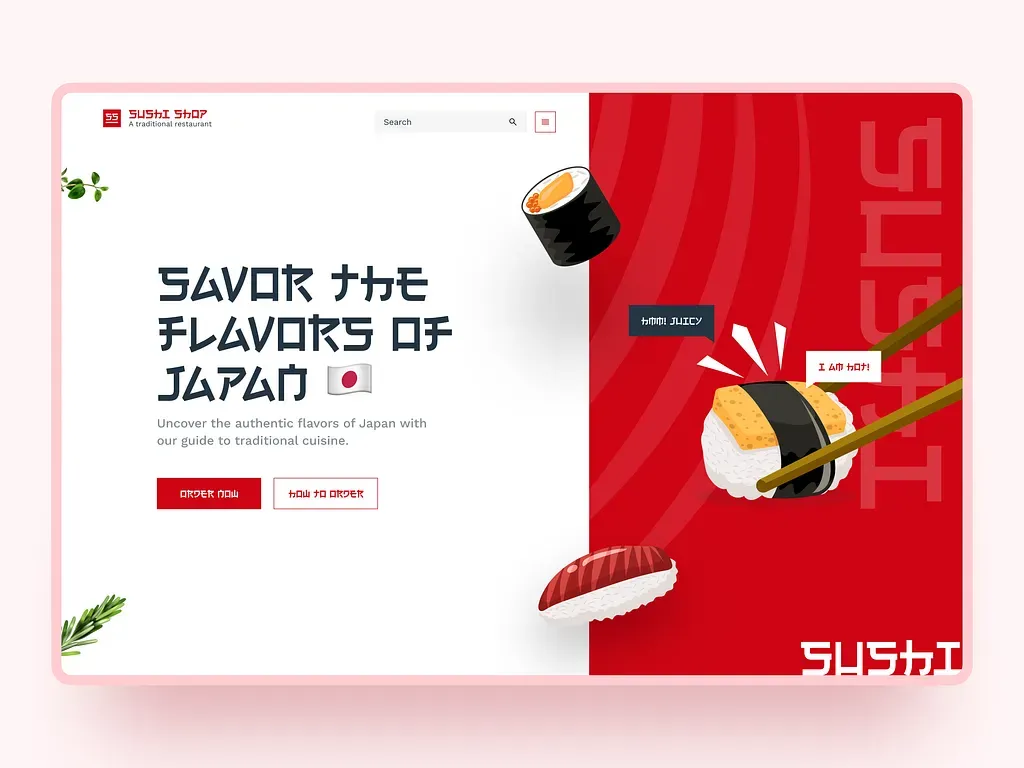 مرجع بصري في مواقع الطعام والمطاعم، المواقع على لمحة