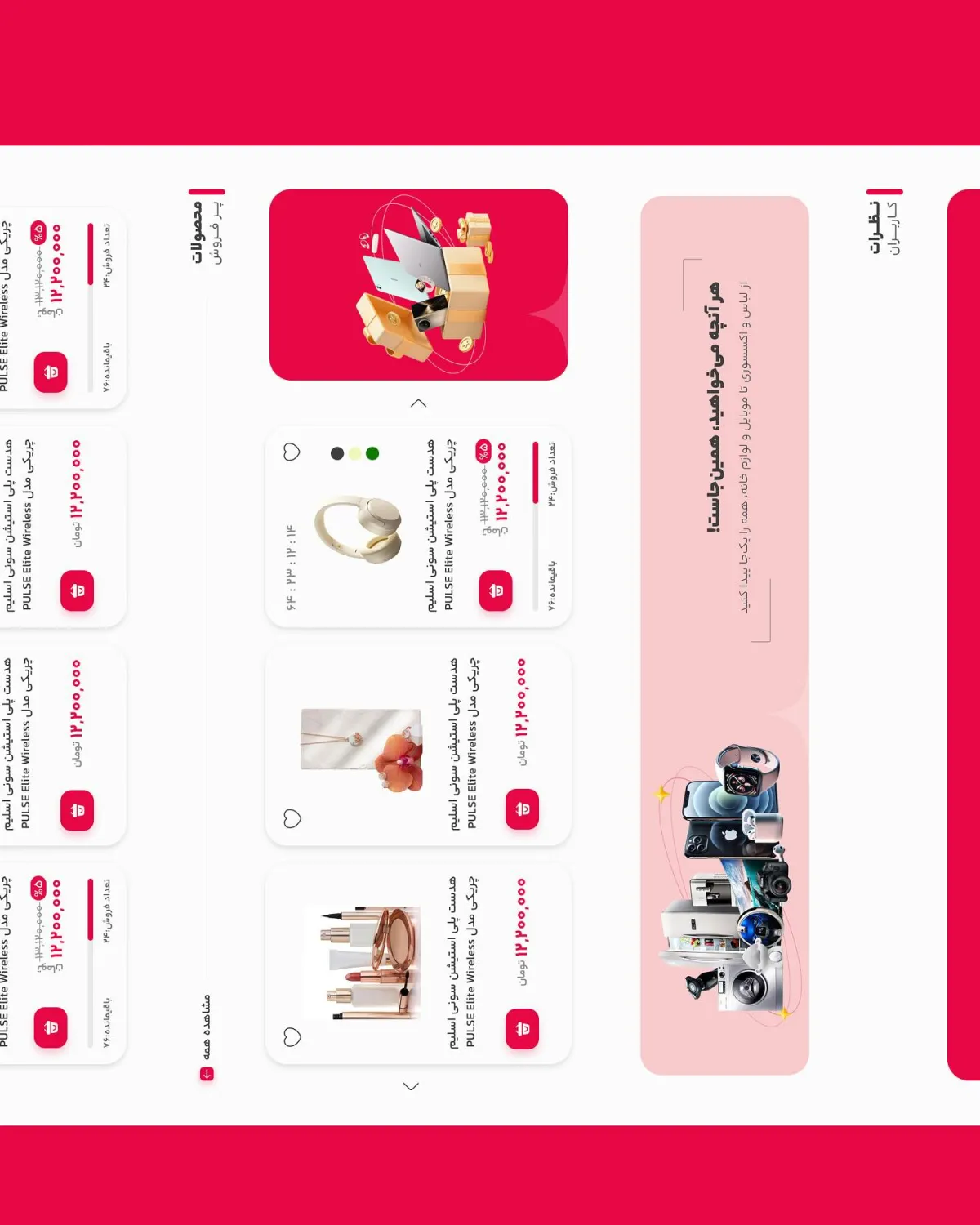 مرجع بصري في المتاجر الإلكترونية، المواقع على لمحة