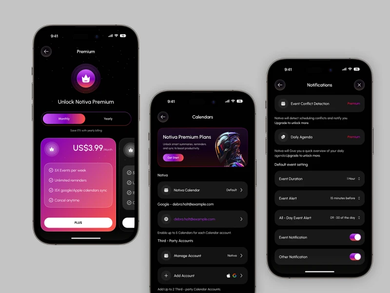 تطبيقات الذكاء الاصطناعي UI design #845