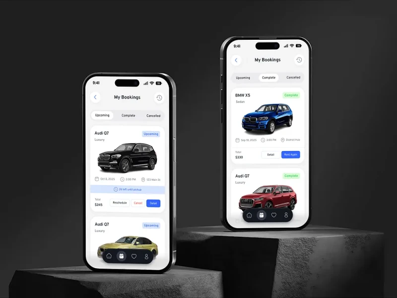 تطبيقات السيارات — تصميم #927