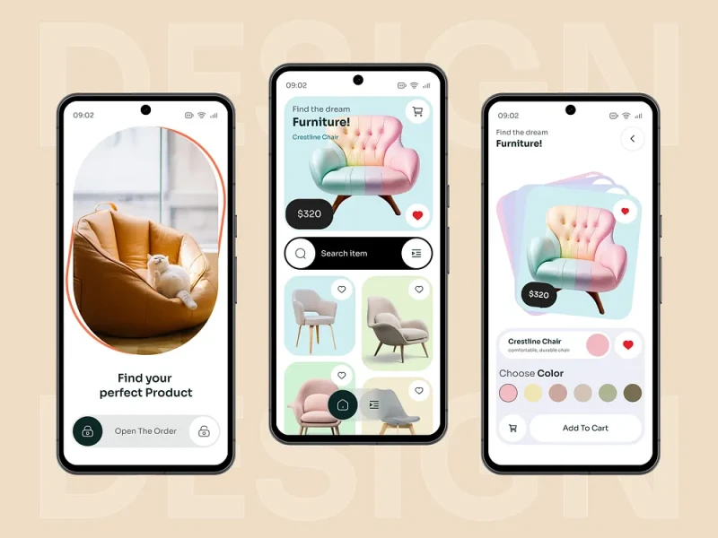 تطبيقات التجارة الإلكترونية UI design #933
