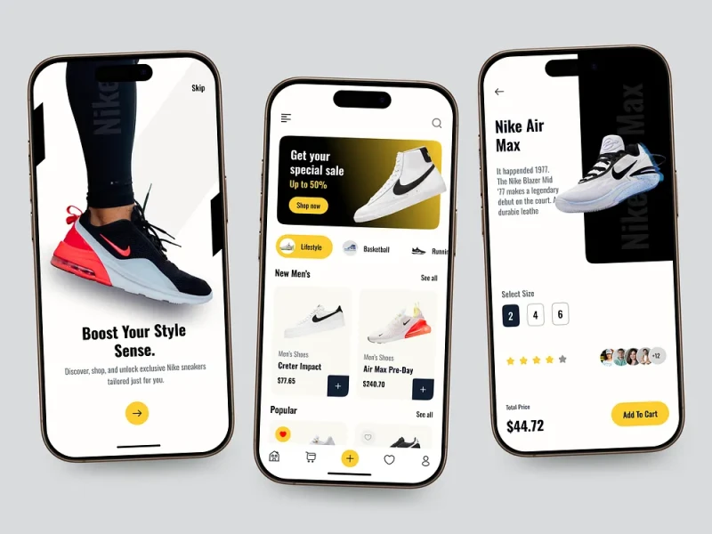 تطبيقات التجارة الإلكترونية UI design #935