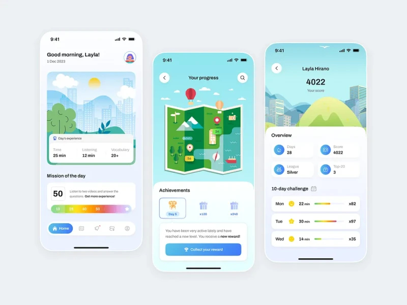 تطبيقات التعليم والتعلم — تصميم #966