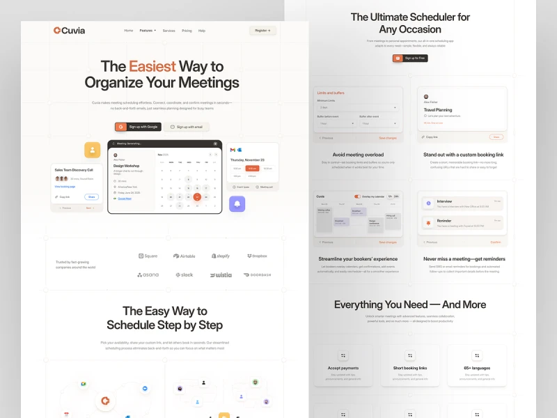 مواقع الخدمات UI design #1016