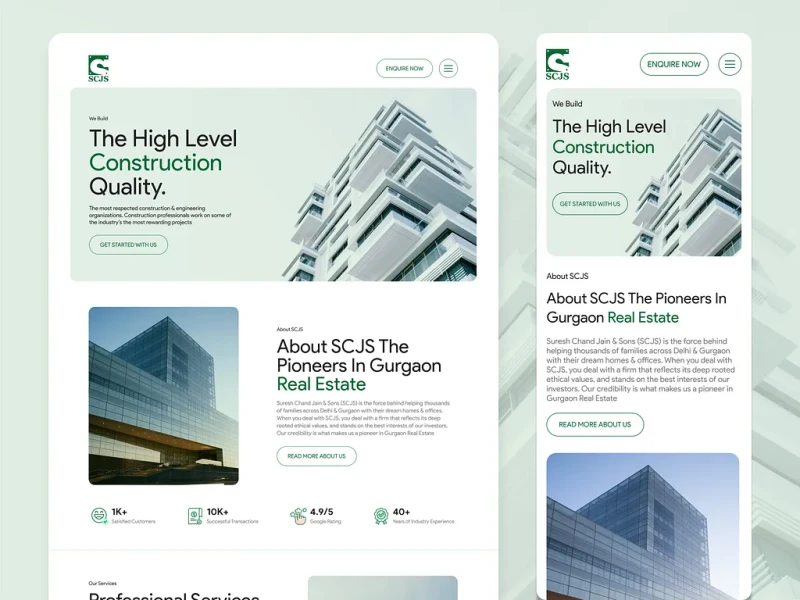 مواقع العقارات — تصميم #1140
