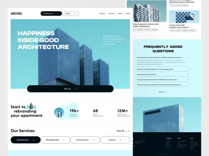 مواقع العقارات — تصميم #1154