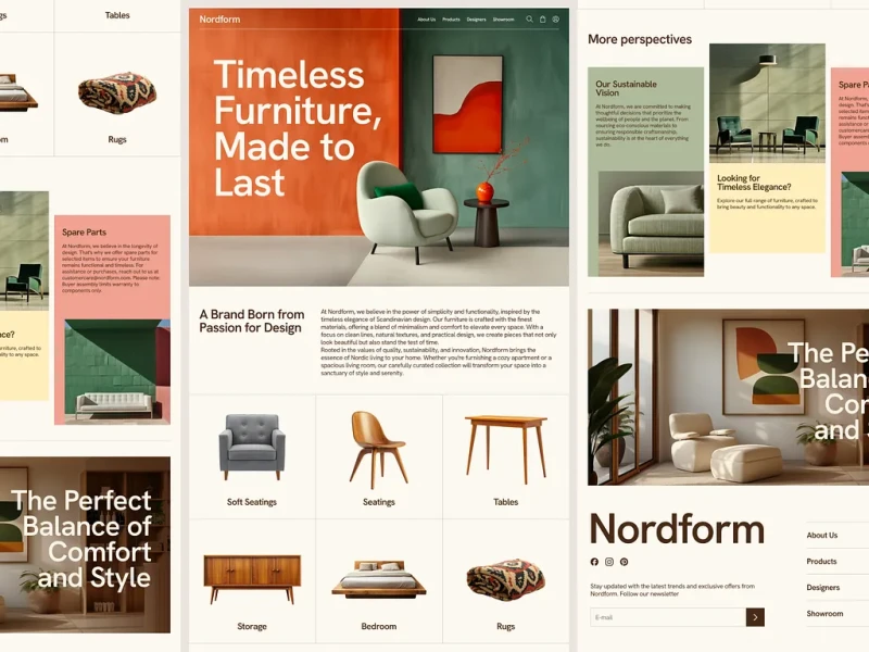 المتاجر الإلكترونية UI design #1235