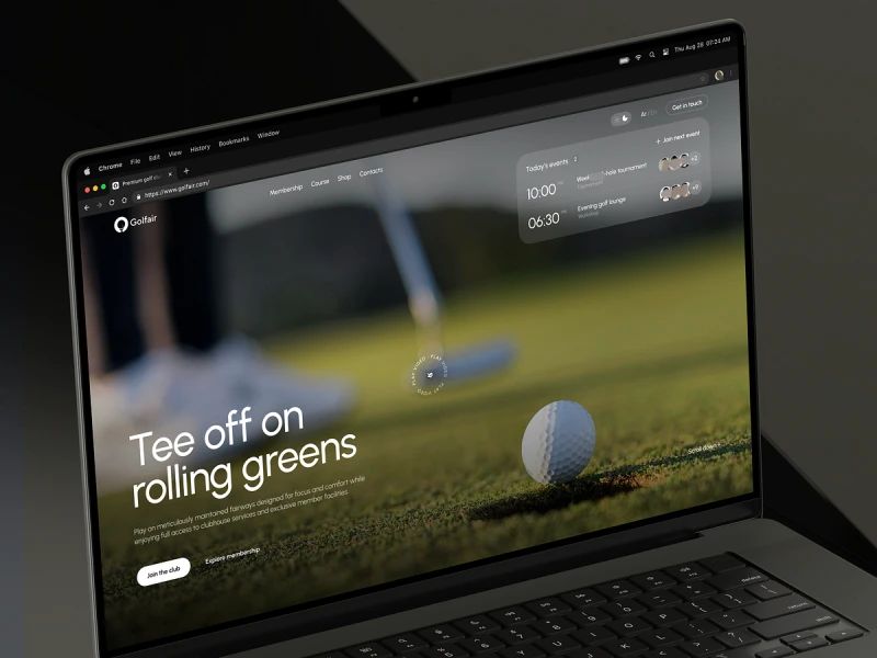 صفحات الهبوط UI design #1414