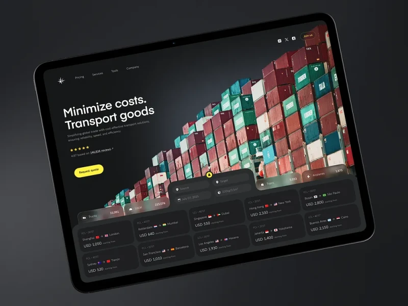صفحات الهبوط UI design #1416