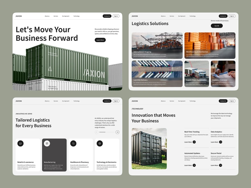 صفحات الهبوط UI design #1420