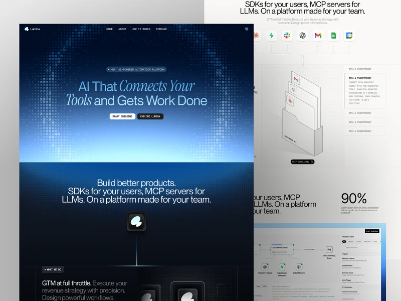 صفحات الهبوط UI design #1437