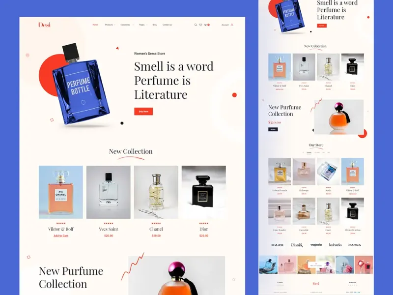 المتاجر الإلكترونية UI design #1541