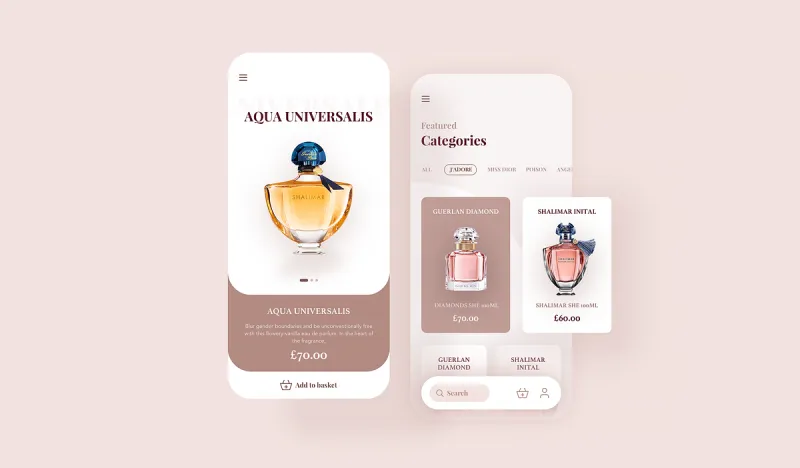 تطبيقات التجارة الإلكترونية UI design #1800