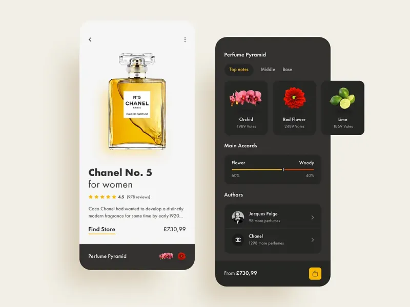 تطبيقات التجارة الإلكترونية UI design #1802
