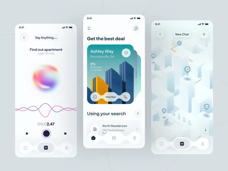 تطبيقات الذكاء الاصطناعي UI design #1813
