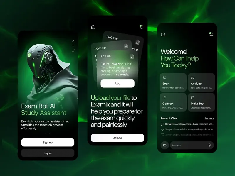 تطبيقات الذكاء الاصطناعي UI design #1814