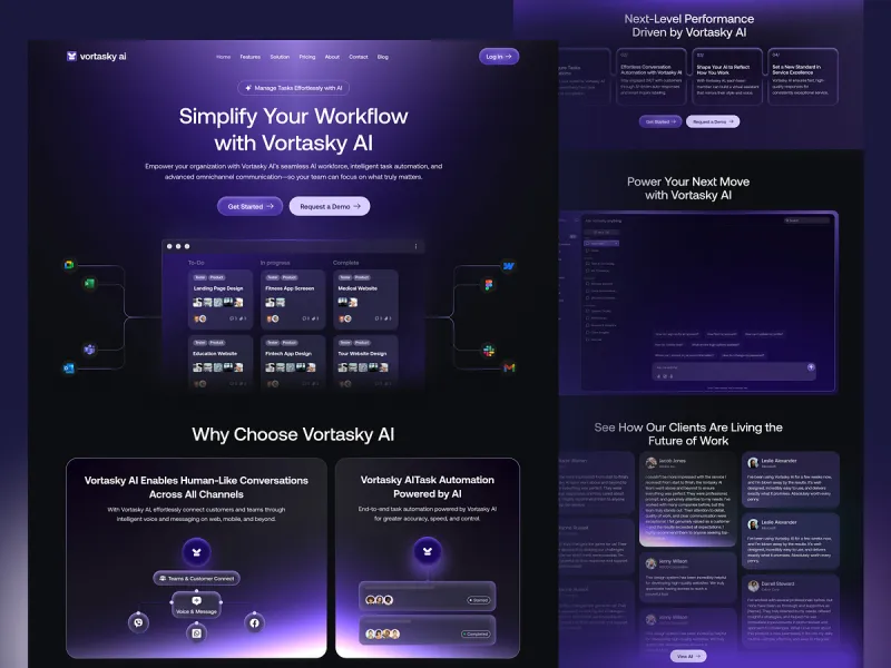 مواقع الشركات UI design #1825