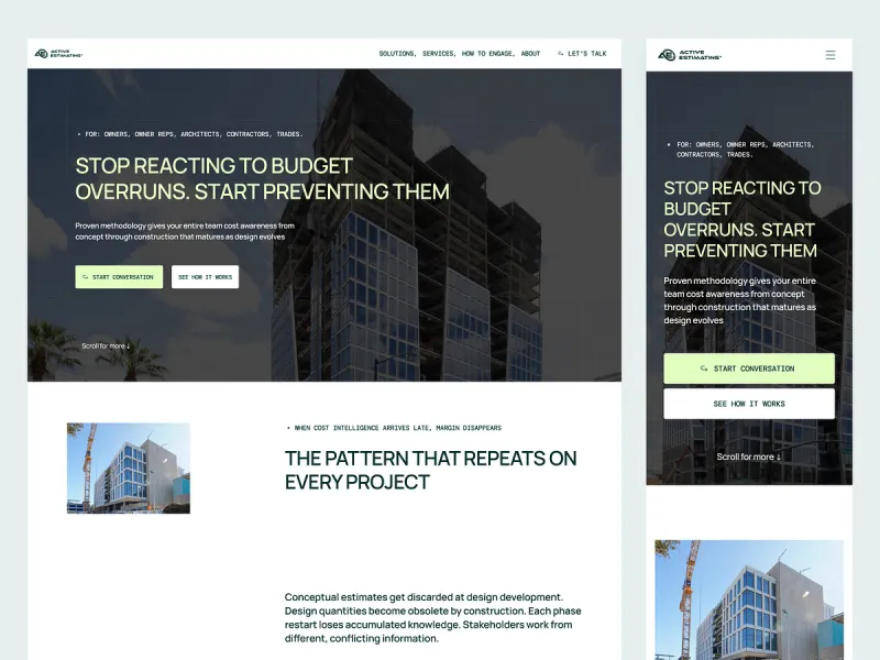 مواقع الشركات UI design #2266