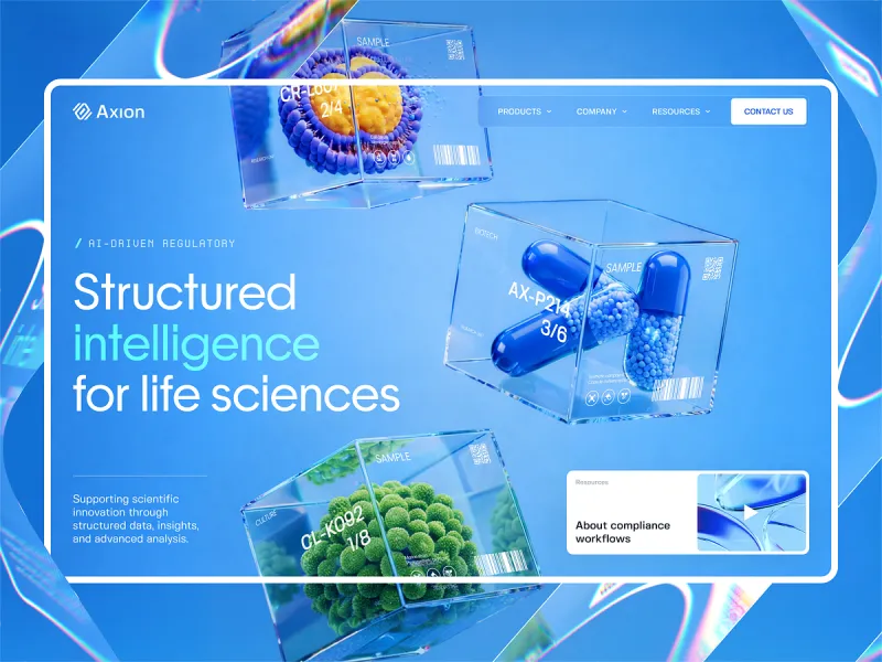 مواقع الشركات UI design #2268