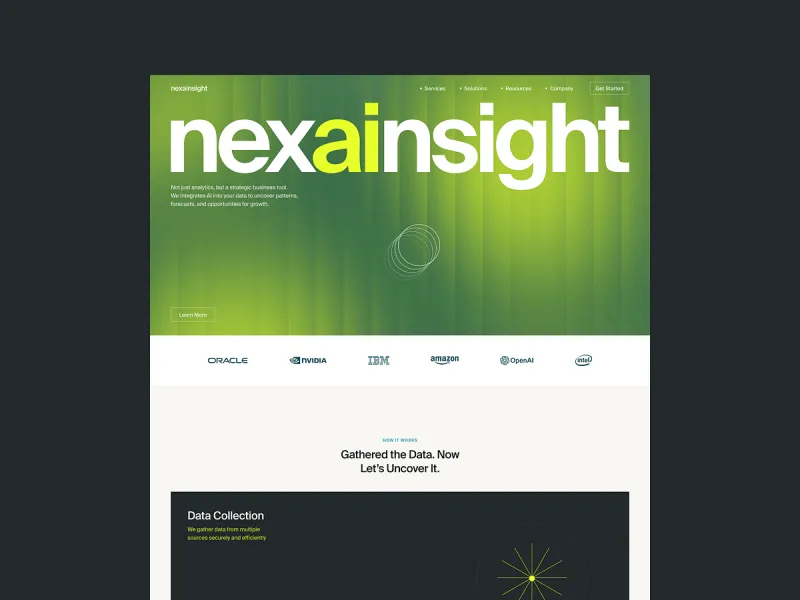 مواقع الشركات UI design #2269