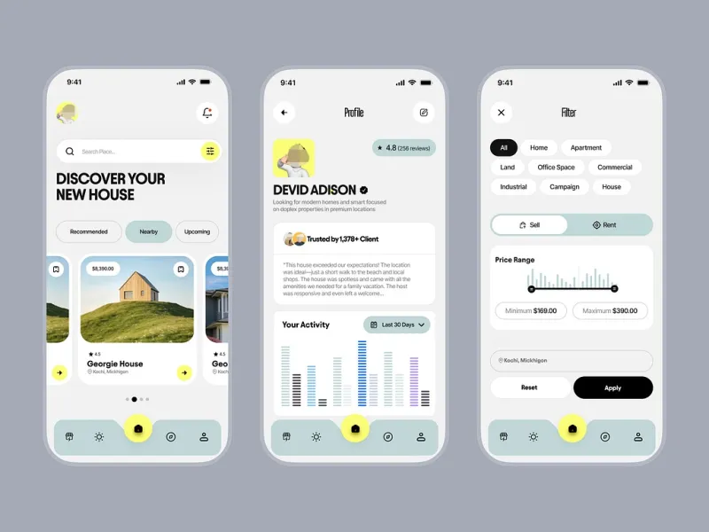 التطبيقات UI design #2327