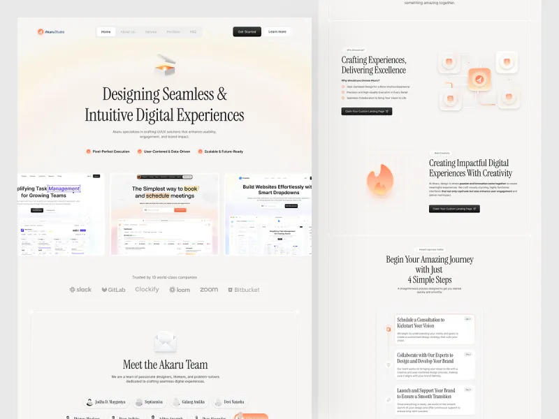 مواقع الخدمات UI design #2337