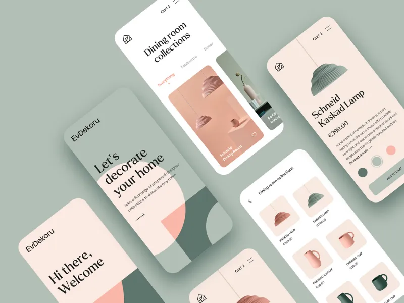 تطبيقات التجارة الإلكترونية UI design #2350
