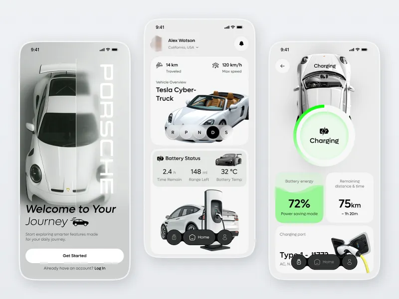 تطبيقات السيارات — تصميم #2627