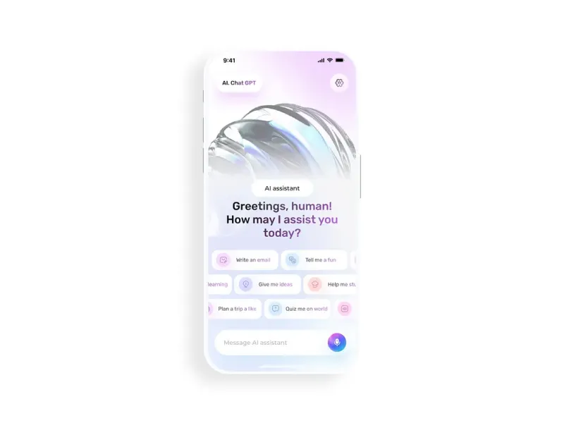 تطبيقات الذكاء الاصطناعي — تصميم #2687